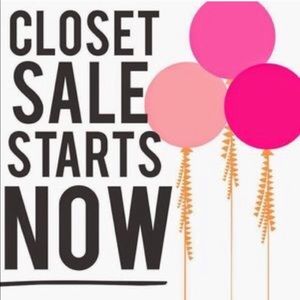Closet sale!!